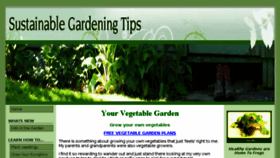 What Sustainable-gardening-tips.com website looked like in 2016 (7 years ago)