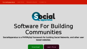 What Socia.us website looked like in 2016 (7 years ago)