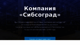 What Sibsograd.ru website looked like in 2016 (7 years ago)