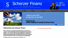 What Scherzer-finanz.de website looked like in 2016 (7 years ago)