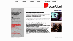 What Scancom.com website looked like in 2016 (7 years ago)