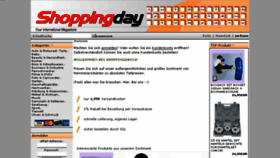 What Shoppingday24.com website looked like in 2016 (7 years ago)