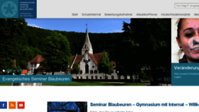 What Seminar-blaubeuren.de website looked like in 2016 (7 years ago)