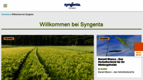 What Syngenta.ch website looked like in 2016 (7 years ago)