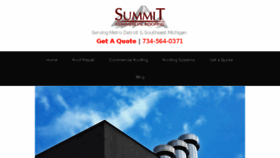 What Summitcommercialroofing.com website looked like in 2016 (7 years ago)