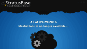 What Stratusbase.com website looked like in 2016 (7 years ago)