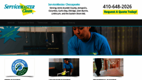 What Servicemaster-chesapeake.com website looked like in 2016 (7 years ago)