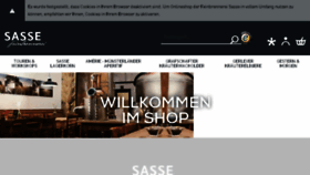 What Sasse-shop.de website looked like in 2016 (7 years ago)