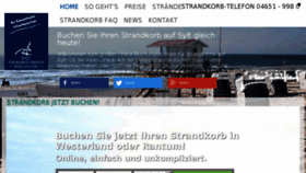 What Strandkorb-sylt.de website looked like in 2016 (7 years ago)