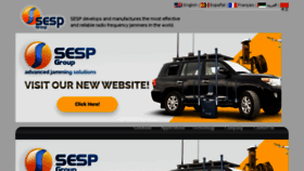 What Sesp.com website looked like in 2016 (7 years ago)