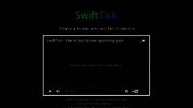 What Swifttick.com website looked like in 2016 (7 years ago)