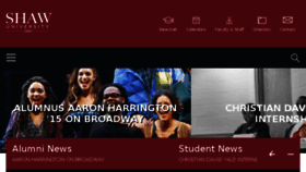 What Shawuniversity.edu website looked like in 2016 (7 years ago)