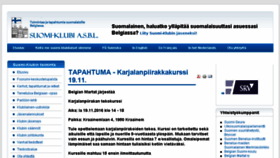 What Suomi-klubi.com website looked like in 2016 (7 years ago)