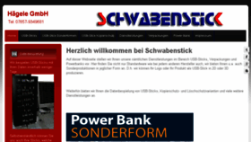 What Schwabenstick.de website looked like in 2016 (7 years ago)