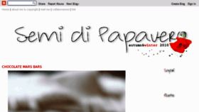 What Semidipapavero.net website looked like in 2011 (12 years ago)
