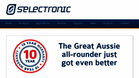 What Selectronic.com.au website looked like in 2016 (7 years ago)