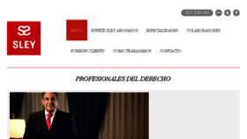 What Sleyabogados.es website looked like in 2016 (7 years ago)