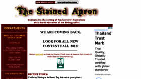 What Stainedapron.com website looked like in 2016 (7 years ago)