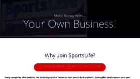What Sportslife.com website looked like in 2016 (7 years ago)