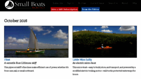 What Smallboatsmonthly.com website looked like in 2016 (7 years ago)