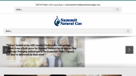 What Summitnaturalgasmaine.com website looked like in 2016 (7 years ago)