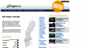 What Stugnet.se website looked like in 2016 (7 years ago)