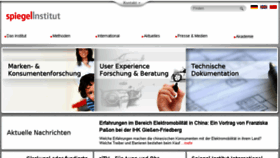 What Spiegel-institut.de website looked like in 2016 (7 years ago)