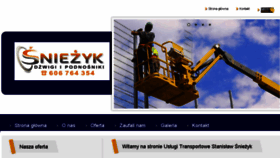 What Sniezyk.pl website looked like in 2016 (8 years ago)
