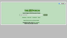 What Seoforum.info website looked like in 2016 (7 years ago)