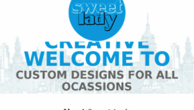 What Sweetladydesigns.com website looked like in 2016 (8 years ago)