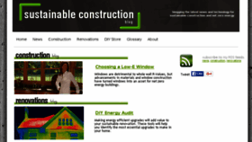 What Sustainableconstructionblog.com website looked like in 2016 (7 years ago)