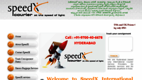 What Speedxcourier.com website looked like in 2016 (7 years ago)