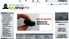 What Spyshop.hr website looked like in 2016 (7 years ago)