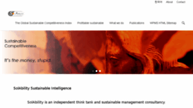 What Solability.com website looked like in 2016 (8 years ago)
