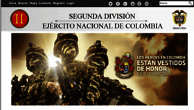 What Segundadivision.mil.co website looked like in 2016 (7 years ago)