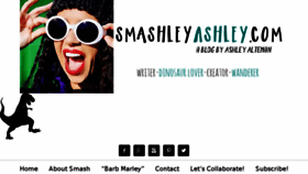 What Smashleyashley.com website looked like in 2016 (7 years ago)