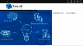 What Somenek.com.br website looked like in 2016 (7 years ago)