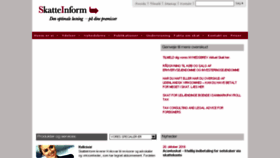 What Skatteinform.dk website looked like in 2016 (7 years ago)