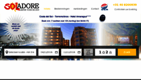 What Soladore.nl website looked like in 2016 (8 years ago)