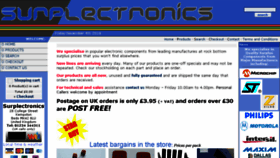 What Surplectronics.com website looked like in 2016 (7 years ago)