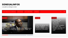 What Senegalinfos.com website looked like in 2016 (7 years ago)