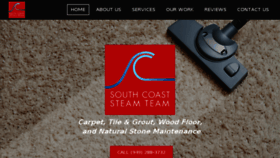 What Southcoaststeamteam.com website looked like in 2016 (7 years ago)