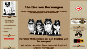 What Sheltie-berwangen.de website looked like in 2016 (7 years ago)