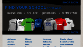 What Spiritschoolapparel.com website looked like in 2016 (7 years ago)