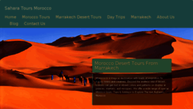 What Sahara-tours-morocco.com website looked like in 2016 (7 years ago)