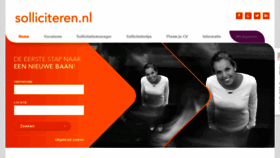 What Solliciteren.nl website looked like in 2016 (7 years ago)