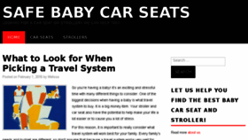 What Safebabycarseats.info website looked like in 2016 (7 years ago)