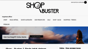 What Shop-buster.com website looked like in 2016 (7 years ago)