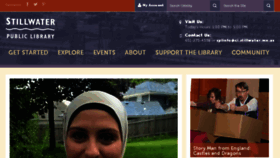 What Stillwaterlibrary.org website looked like in 2016 (7 years ago)