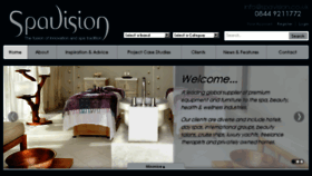 What Spavision.co.uk website looked like in 2016 (7 years ago)